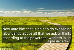 God's Power in Us Bible Quote