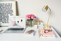 Pink Blog Desk